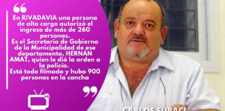 «SERÁN SANCIONADOS LOS RESPONSABLES «