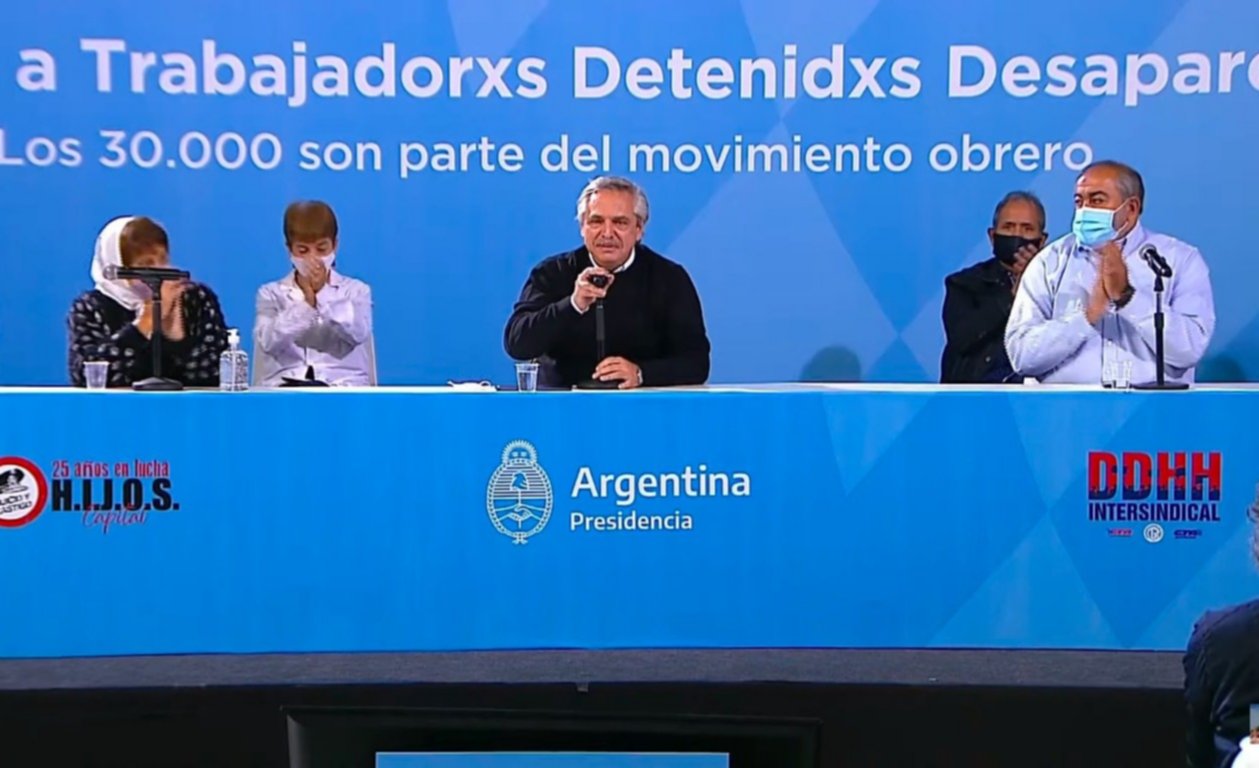 FERNÁNDEZ CONSIDERÓ QUE «EL 24 MARZO EMPEZÓ LA MAYOR TRAGEDIA DE LA HISTORIA ARGENTINA»