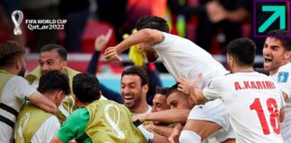 RI DE IRÁN VENCIÓ A GALES Y BUSCA LA CLASIFICACIÓN A OCTAVOS