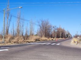 RIVADAVIA: SE INAUGURÓ LA REPAVIMENTACIÓN DEL CARRIL COLOMBO EN LA CENTRAL