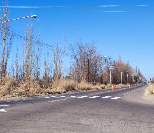 RIVADAVIA: SE INAUGURÓ LA REPAVIMENTACIÓN DEL CARRIL COLOMBO EN LA CENTRAL