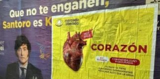 APARECIERON AFICHES CALLEJEROS ANTI MILEI QUE PROMUEVEN LA VENTA DE ÓRGANOS