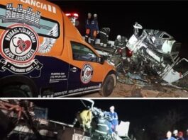 AL MENOS 24 MUERTOS TRAS EL CHOQUE DE UN CAMIÓN Y UN ÓMNIBUS EN BRASIL