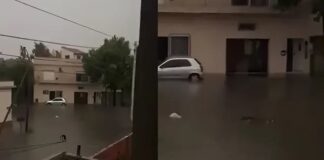 TRAGEDIA EN LANÚS: APARECE CUERPO EN INUNDACIÓN POR TEMPORAL