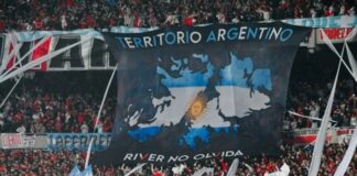 DIANA MONDINO APUNTÓ CONTRA LA CONMEBOL Y CHIQUI TAPIA POR PROHIBIRLE A RIVER UNA BANDERA DE MALVINAS