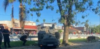 UNA BEBÉ MURIÓ TRAS SER ATROPELLADA POR UNOS DELINCUENTES QUE HUÍAN DE LA POLICÍA
