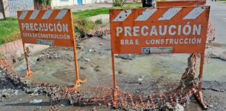 AVANZA LA OBRA DE AYSAM EN CALLE LAMADRID DE RIVADAVIA
