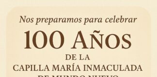 100 AÑOS DE LA CAPILLA MARÍA INMACULADA DE MUNDO NUEVO: UNA FIESTA QUE UNIRÁ A RIVADAVIA Y JUNÍN