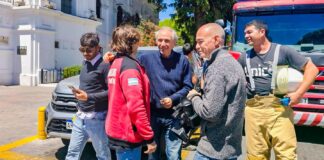 BOMBEROS VOLUNTARIOS DE SAN MARTÍN PRESENTARON NUEVAS UNIDADES JUNTO AL INTENDENTE RAÚL RUFEIL