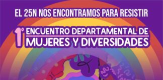 1° ENCUENTRO DEPARTAMENTAL DE MUJERES Y DIVERSIDADES EN EL MARCO DEL 25N