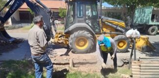 EL MUNICIPIO REALIZA OBRAS DE URBANIZACIÓN EN EL BARRIO BURGOA
