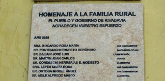 EMOTIVO HOMENAJE A LAS FAMILIAS RURALES QUE SOSTIENEN LA IDENTIDAD DE RIVADAVIA