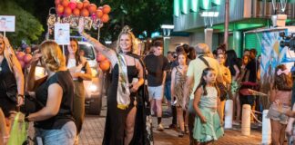 SAN MARTÍN VIVIÓ LA TRADICIONAL VÍA BLANCA DE LAS REINAS DISTRITALES