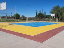 FINALIZÓ LA CONSTRUCCIÓN DE UN NUEVO PLAYÓN DEPORTIVO EN EL CLUB DE BUEN ORDEN