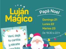 PAPÁ NOEL LLEGA A LUJÁN DE CUYO PARA COMPARTIR LA MAGIA DE LA NAVIDAD