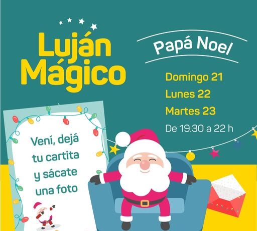 PAPÁ NOEL LLEGA A LUJÁN DE CUYO PARA COMPARTIR LA MAGIA DE LA NAVIDAD