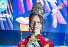 LUCÍA VALENTINA ROSALEZ ES LA NUEVA REINA DE LA VENDIMIA DE SAN MARTÍN