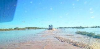 INUNDACIÓN EN RUTA 40: COMPLICACIONES PARA CIRCULAR ENTRE MENDOZA Y SAN JUAN