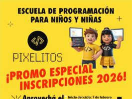 PIXELITOS 2026 «PROGRAMACIÓN DESTINADA PARA NINOS»