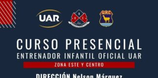 RIVADAVIA SERÁ SEDE DE UNA CAPACITACIÓN PRESENCIAL PARA ENTRENADORES DE RUGBY INFANTIL