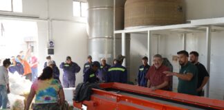 LA PLANTA DE RECICLAJE DE RIVADAVIA YA FUNCIONA EN LA EX BODEGA DEL TRÉBOL