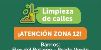 RIVADAVIA ACTUALIZA EL CRONOGRAMA DE LIMPIEZA DE CALLES EN ZONA 12