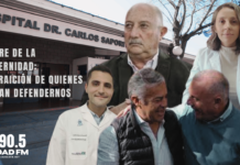 CIERRE DE LA MATERNIDAD DEL SAPORITI: LA TRAICIÓN DE QUIENES DEBÍAN DEFENDERNOS