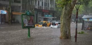 TEMPORAL EN EL GRAN MENDOZA: DERRUMBE EN GODOY CRUZ Y ACCESOS COMPLICADOS POR LA LLUVIA
