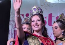 JULIETA GUIÑAZÚ FUE CORONADA REINA PROVINCIAL DEL CANTO Y LA MELESCA EN JUNÍN