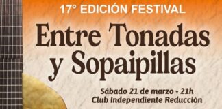 SE VIENE LA 17ª EDICIÓN DEL FESTIVAL “ENTRE TONADAS Y SOPAIPILLAS” EN LA REDUCCIÓN