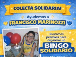 SOLIDARIDAD POR FRANCISCO: ORGANIZAN UN BINGO PARA COSTEAR SU TRATAMIENTO EN BUENOS AIRES