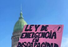 PREOCUPACIÓN POR EL INCUMPLIMIENTO DE LA LEY DE EMERGENCIA EN DISCAPACIDAD