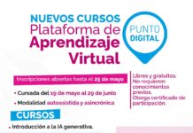 SANTA ROSA ABRIÓ INSCRIPCIONES PARA NUEVOS CURSOS GRATUITOS EN EL PUNTO DIGITAL