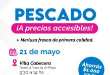 SANTA ROSA ACERCA PESCADO A PRECIOS ACCESIBLES PARA LOS VECINOS