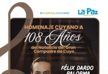 LA PAZ RENDIRÁ HOMENAJE A FÉLIX DARDO PALORMA EN EL ANIVERSARIO DE SU NATALICIO