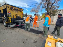 SAN MARTÍN YA PUSO EN FUNCIONAMIENTO EL NUEVO CAMIÓN BACHEADOR MUNICIPAL