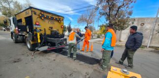 SAN MARTÍN YA PUSO EN FUNCIONAMIENTO EL NUEVO CAMIÓN BACHEADOR MUNICIPAL