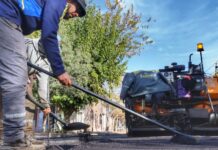 LUJÁN DE CUYO AVANZA CON NUEVAS OBRAS DE ASFALTO EN MAYOR DRUMMOND