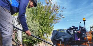 LUJÁN DE CUYO AVANZA CON NUEVAS OBRAS DE ASFALTO EN MAYOR DRUMMOND