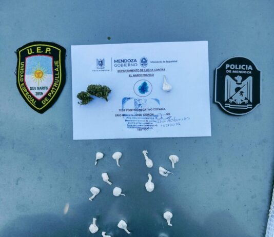 SAN MARTÍN: TRES JÓVENES FUERON APREHENDIDOS CON COCAÍNA, CANNABIS Y UNA BALANZA DE PRECISIÓN.