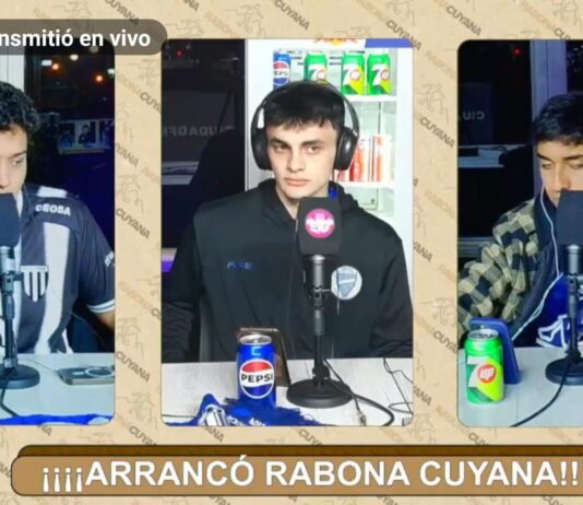 RABONA CUYANA TUVO SU DEBUT EN CIUDAD FM 90.5 Y VIBRA CON UNA NOCHE A PURA PASIÓN POR EL DEPORTE