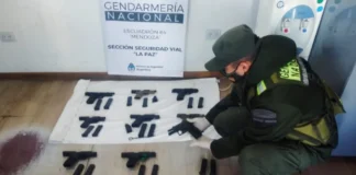TRANSPORTABA 23 ARMAS DE GUERRA HACIA MENDOZA Y TERMINÓ CONDENADO POR LA JUSTICIA FEDERAL