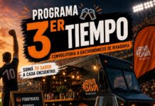 RIVADAVIA CONVOCA A GASTRONÓMICOS PARA SUMARSE AL PROGRAMA 3ER TIEMPO