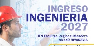 INGRESO 2027: CONTINÚAN ABIERTAS LAS INSCRIPCIONES PARA INGENIERÍA EN RIVADAVIA
