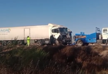 CHOQUE ENTRE DOS CAMIONES EN RUTA 7: UNO DE LOS CONDUCTORES SE HABRÍA QUEDADO DORMIDO