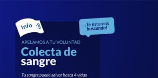 UNA DONACIÓN DE SANGRE PUEDE SALVAR HASTA CUATRO VIDAS EN RIVADAVIA