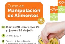 RIVADAVIA ABRE INSCRIPCIONES PARA UN CURSO DE MANIPULACIÓN SEGURA DE ALIMENTOS