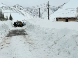 PUENTE DEL INCA QUEDÓ BAJO CASI TRES METROS DE NIEVE TRAS UN TEMPORAL HISTÓRICO