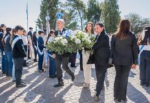 SAN MARTÍN RECORDÓ AL LIBERTADOR Y ESTUDIANTES PROMETIERON LEALTAD A LA BANDERA DE MENDOZA