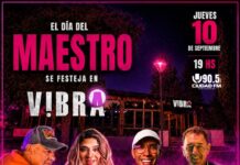 EL DÍA DEL MAESTRO SE FESTEJA EN VIBRA CON MÚSICA, SHOW Y SORPRESAS
